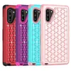 För Samsung Note 10 Plus Case Luxury Diamond Glitter Glänsande Bling Case Soft TPU Hard PC Back Cover för Samsung Galaxy Note 10