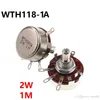 WTH118 2W 1M pojedynczy folia węglowa potencjometr elektryczny elektryczne akcesoria do maszyny spawalniczej