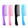 23.8cm Handgrip Barber Hairdressing Haircut Comb Plastic Wide Tooth Hair Combs Hairstyle Women Lady Styling Tools Candy Colors
