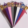 Emballage cadeau Fleur unique Rose Boîte PVC Bouquet triangulaire Emballage Sacs en plastique Boîtes en papier Saint Valentin Pour Fleurs Cadeaux Emballage1