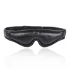 Bondage Sexig Eye Mask Masquerade Padded Leather Kinky Blinder Blindfold Cover Restraints AU65
