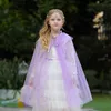 6 Style Baby Robe Cloak Sequin Cape Kids Cosplay Costume Children Cartoon Capes Princess Veil Birthday Party Halloween Poncho AA19175