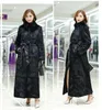 Новый настоящий подлинный натуральный меховой пальто женский стенд воротник X-Long Fashion Murk Jacket Outwear Custom Amy Size