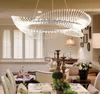 Moderne woonkamer acryl kroonluchter hotel lobby restaurant slaapkamer luxe-vormige decoratieve licht myy