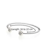 Wholesale- Open Bangle Luxury Designer Jewelry for Pandora 925 Sterling Silver Set CZ Diamond Women's Bracelet with Box