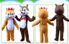 2019 Costume della mascotte scoiattolo di alta qualità Scoiattolo Personaggio dei cartoni animati Mascotte Vestito operato Vestito da festa Vestito di Halloween Adulto Si