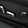 Acessórios do carro Seat Side Control Button Substituição Guarnição Capa Frame Decoração Interior para Audi A4 A5 S4 S5 B9 2017-2020271Z