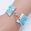 تحديث Multilayer Linfinity Love Unicorn Bracelet نسج Carton Unicorn Glass Cabochon Bracelets Charm Kids Fashion Jewelry