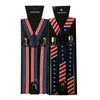 1-дюймовый ширина USA America Flag Pattern Suppring Unisex Clip-On Star Brace