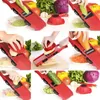 6 Blades Mandoline Slicer Vegetable Cutter Potato Onion Carrot Grater Chopper With Manual Peeler Color Red Environment Friendly3049327322