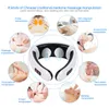 Electric Pulse Back and Neck Massager Far Infrared Heating Pain Relief Health Care Relaxation Tool Intelligent Cervical Massager297b