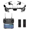 JDRC JD-20 1080P GPS 5G WiFi FPV Drone RC pliable Suivez-moi Mode RTF Blanc - Trois batteries (version sac)