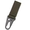 Outdoor Tactical Nylon Webbing Buckle Molle Keychain Belt Universal Key Buckle para Caminhadas Camping Montanhismo frete grátis