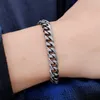 Retro 316 Stainless Steel Brushed Link Chain Bracelets For Men Biker Matte Hand Chain Wrist Wrap Bracelets Cheap Jewelry4996110
