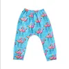 Pantaloni per bambini in PP Bambini Cartoon Animal Print Pantaloni Harem Neonati maschi Leggings in cotone Moda caldi pantaloni Flamingo Fox Abbigliamento casual YL954