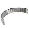 Silver 18mm Band Width Stainless Steel Expansion Wrist Watch Buckle Band Strap Mens Womens + 2 Spring Bars