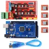 Freeshipping Mega 2560 R3 + 1 pcs RAMPS 1.4 Controlador + 4 pcs A4988 Stepper Driver Módulo para Impressora 3D kit Reprap MendelPrusa