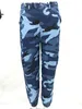 Art und Weise-Frauen arbeiten Hip Hop-Straßen-Ladung-Hosen beiläufige heiße Verkaufs-Tarnung-Hosen 7 Farben-weibliche neue Hosen um