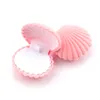 Shell jewelry box high-grade velvet jewelry box creative jewelry box ring boxes velvet earring jewelery case