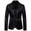 Costumes pour hommes Blazers Brillant Or Paillettes Paillettes Hommes Costume Blazer Hommes Veste Mince Discothèque Désherbage Costume De Fête Homme Scène Chanteurs Vêtements