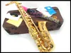 Nuovo di alta qualità Xinghai XAS-180 Sassofono contralto Strumenti musicali Eb Tune E Ottone piatto Lacca dorata Sax con bocchino Accessori