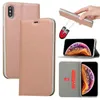 High-end leather design for iPhone 11pro max mobile phone case holder card for iPhone 6s 7 8 XS XR xs max 7plus 8plus phone protective cover