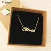 Handmade Jeder benutzerdefinierte Name Halskette Frauen Männer Schmuck Personalisierte handgemachte Halsketten Choker Geschenk Freundschaft