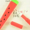 Gullig kawaii vattenmelon gel penna skrivande undertecknande penna kontors kontor leverans student brevpapper givande 0.38mm GB629