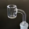 Glas Quartz Banger Hona Hane Rökning 10mm 14mm 18mm 4mm Tjock Bangers Rökning Tillbehör Pure Nail QBN01