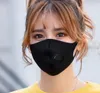 Is silke ansiktsmask med andningsventil Tvättbar mask återanvändbar anti-damm PM2.5 Skyddsmasker Återanvänd mundesigner Mask GGA3303