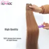 AliMagic Svart Brun Blond Röd Människohår Weave Bundles 8-26 Inch Brazilian Straight Remy Hair Extension Kan köpa 2 eller 3 buntar