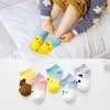Baby Ankle Socks Cartoon Animal Boy Sock Breathable Mesh Infant Girls Socks Cute Children Short Sock Summer Toddler Footwear DW5533