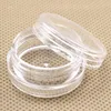 3ML Clear Base Empty Plastic Container Jars Pot 3Gram Size For Cosmetic Cream Eye Shadow Nails Powder Jewelry LX4256