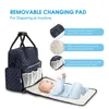 Mommy Backpacks with changing pad Polka Dot Mother handbag Multifunction Diaper Maternity Outdoor big capacity Nursing Travel Bags tote M086