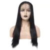 13x4 Camino de cabello humano frontal de encaje recto de malasia para mujeres negras peluca de cabello Remy con cabello para bebés cabina natural2043720