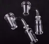 Chiodo Banger al quarzo 45/90 gradi Chiodo senza cupola con tappo in carb 10mm14mm18mm Maschio femmina Strumento per fumare giunto trasparente per narghilè