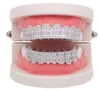 Nouveau Hip Hop or dents Grillz haut bas grilles dentaire bouche Punk dents casquettes Cosplay fête dent rappeur bijoux