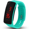 Atacado 200pcs/lote mix 12Colors LED Touch Sn Bracelet Silicone Mini Electronic Watch8046505