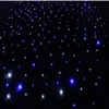 En Kaliteli Parti Zemin Dekorasyonu Bluewhite Led Yıldız Kumaş Yıldızlı Gökyüzü Perde DMX512 SAHNE PUB DJ Düğün Etkinliği İçin Kontrol Gösterildi