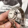 2019 Nieuwe Quartz Movement Luxury Women kijken originele band All White Dial Christmas Gift met originele Box6975188