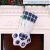 QIFU Pet Dog Christmas Stocking Socks Christmas Gift Bags Presents Package Xmas Tree Ornaments Happy New Year 20201805427