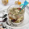 Stainless Steel Cartoon Panda Spoon Creative Mini Teaspoon Candy Coffee Spoon Ice Cream Straight Hanging Spoon