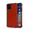 Honeycomb Hybrid Armor Clear Shockpost PC TPU Hard Telefoon Gevallen voor iPhone 13 12 11 Pro XS MAX XR 6 7 8 Plus Samsung S10 Opmerking 10 A10S A20S A50