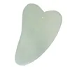 Naturalny Jade Guasha Gua Sha Board Scraching Oczy twarzy Scraping Gua Sha Spa Masaż Narzędzie Opieki zdrowotnej Masaż kosmetyczny