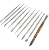 10 pcs Dental Lab Equipment Wax Carving Tool Sets Carve Clay Sculpting Pottery Tool Blade Surgical Dentist Sculpture Knife Tools