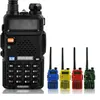 UV-5R Walkie Talkie 128 banda dupla Uhfvhf 136-174MHz 400-520MHz Baofeng UV 5r Portátil 5W Rádio Dois Way