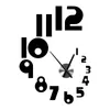 Nowe liczby kreatywne DIY Zegar ścienny Zegarek Nowoczesny design zegarek ścienny do salonu wystrój domu akrylowe lustro naklejki 7995643