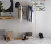 Ljus Lyx Klädhängare Golv Sovrum Möbler Minimalistisk Kläder Hängare Hushåll Nordic Cloth Rack