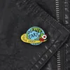 Broszki planeta Earth emalia broszka kosmiczna kadet statek kosmiczny T-shirt Lapel Badge Starry Exploration Science Fani Prezenty