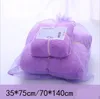 Serviette en molleton de corail serviettes de bain absorbantes en gros ensemble ménage nécessités quotidiennes serviette mère et enfant en molleton de corail personnalisé